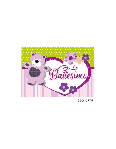 Kit ricarica Battesimo / biglietti di auguri mod. Flash
