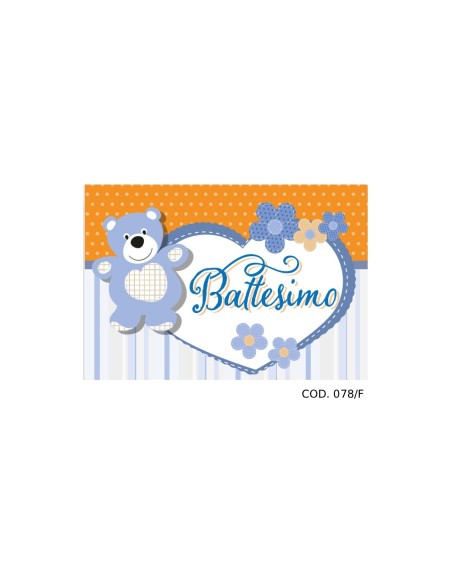 Kit ricarica Battesimo / biglietti di auguri mod. Flash