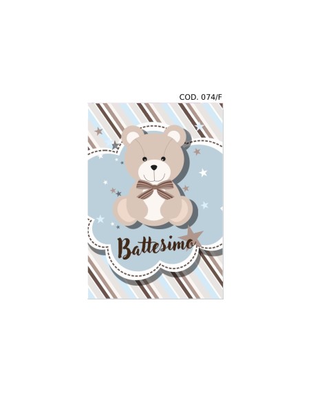 Kit ricarica Battesimo / biglietti di auguri mod. Flash
