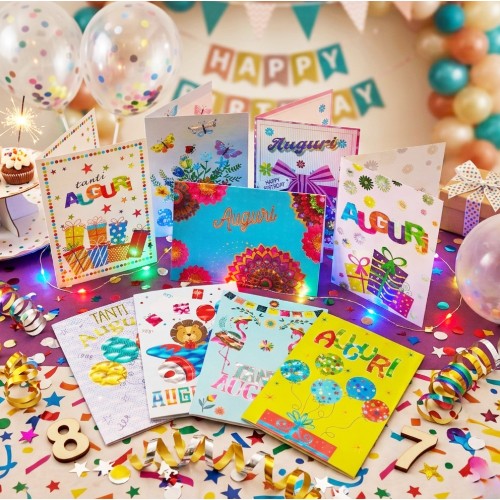 Kit ricarica Tanti auguri / biglietti...