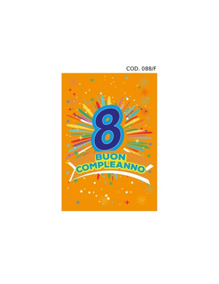 Kit ricarica Compleanni (2, 3, 4, 5, 6, 7, 8, 9, 10 anni) / biglietti di auguri mod. Flash