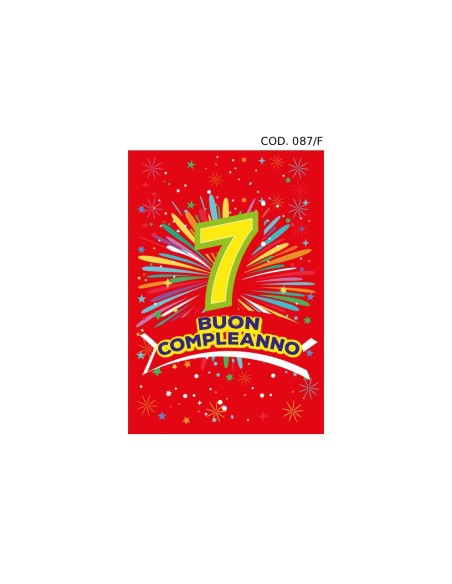 Kit ricarica Compleanni (2, 3, 4, 5, 6, 7, 8, 9, 10 anni) / biglietti di auguri mod. Flash