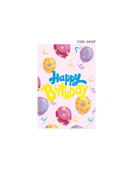 Kit di ricarica Compleanno (Palloncini) / biglietti di auguri mod. Flash