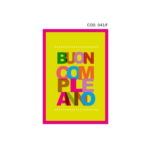 Kit ricarica Compleanno (Cromie...