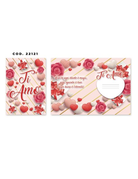 Kit ricarica Ti Amo / biglietti di auguri mod. Basic