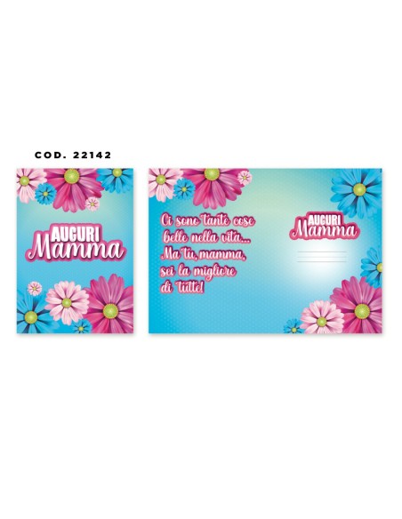 Kit ricarica Mamma e Papà / biglietti di auguri mod. Basic