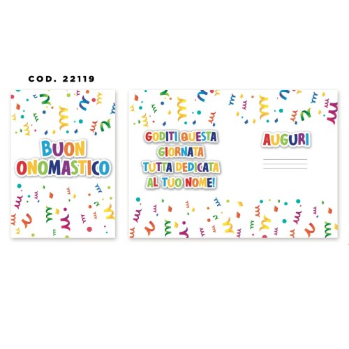 Kit ricarica Onomastico / biglietti...