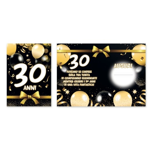 Kit ricarica Compleanni (20, 30, 40...