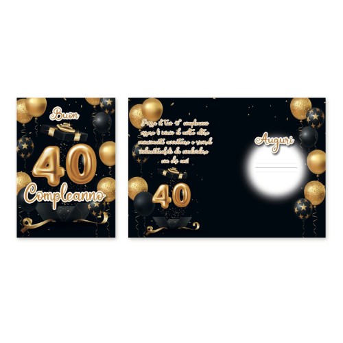 Kit ricarica Compleanni (20, 30, 40...