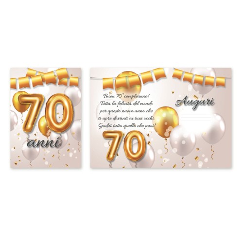 Kit ricarica Compleanni (20, 30, 40...