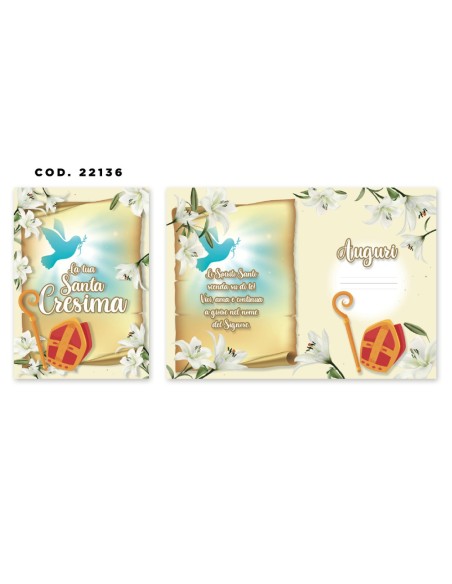 Kit ricarica Cresima / biglietti di auguri mod. Basic