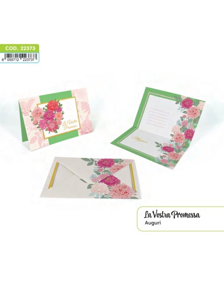 Kit ricarica Promessa di matrimonio / biglietti di auguri mod. Deluxe