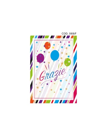 Kit ricarica Grazie / biglietti di auguri mod. Flash
