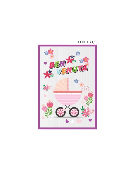 Kit ricarica Nascita / biglietti di auguri mod. Flash