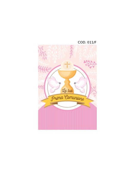 Kit ricarica Prima Comunione / biglietti di auguri mod. Flash