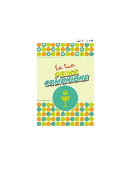 Kit ricarica Prima Comunione / biglietti di auguri mod. Flash
