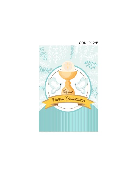 Kit ricarica Prima Comunione / biglietti di auguri mod. Flash