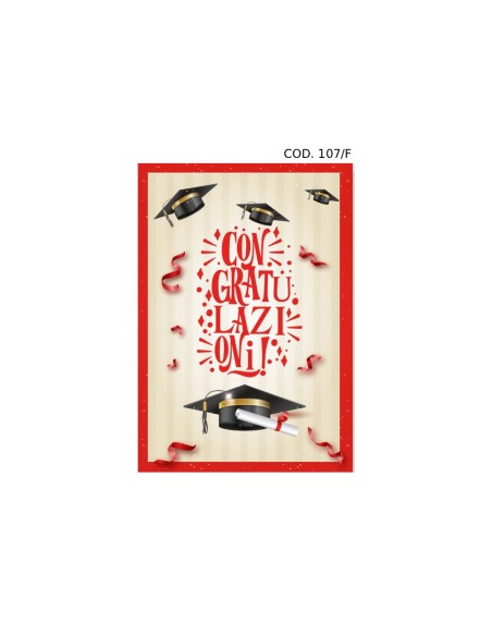 Kit ricarica Laurea / biglietti di auguri mod. Flash