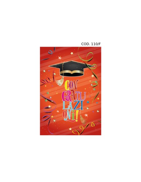 Kit ricarica Laurea / biglietti di auguri mod. Flash