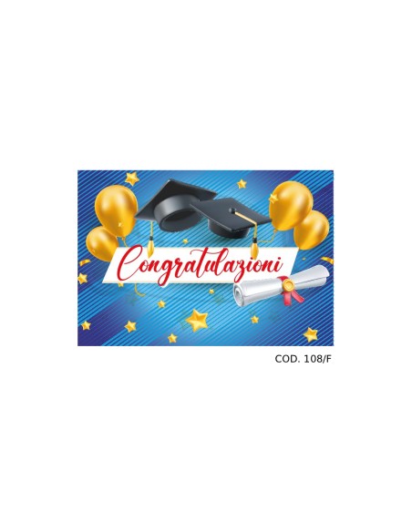 Kit ricarica Laurea / biglietti di auguri mod. Flash