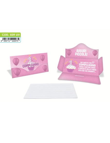 Kit ricarica Compleanno (1 anno) / Porta Soldi Basic