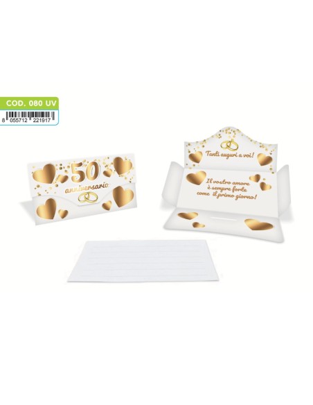 Kit ricarica Anniversario di Matrimonio (25, 50 anni) / Porta Soldi Basic