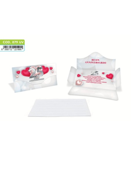 Kit ricarica Anniversario di Matrimonio (25, 50 anni) / Porta Soldi Basic