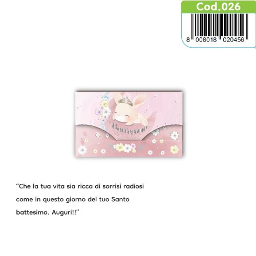 Kit ricarica Battesimo / Porta Soldi...