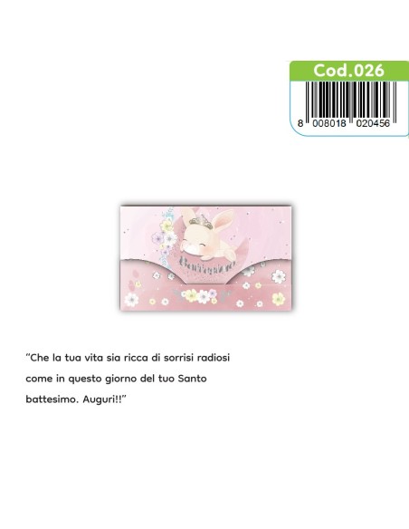 Kit ricarica Battesimo / Porta Soldi Deluxe