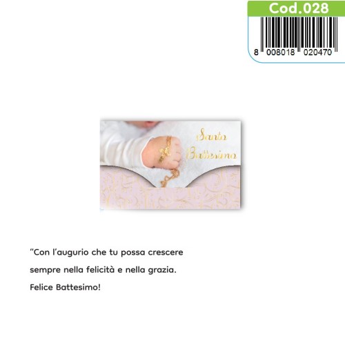 Kit ricarica Battesimo / Porta Soldi...