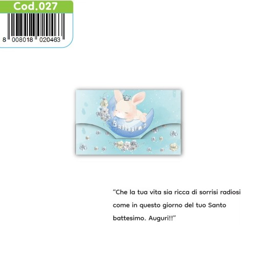 Kit ricarica Battesimo / Porta Soldi...