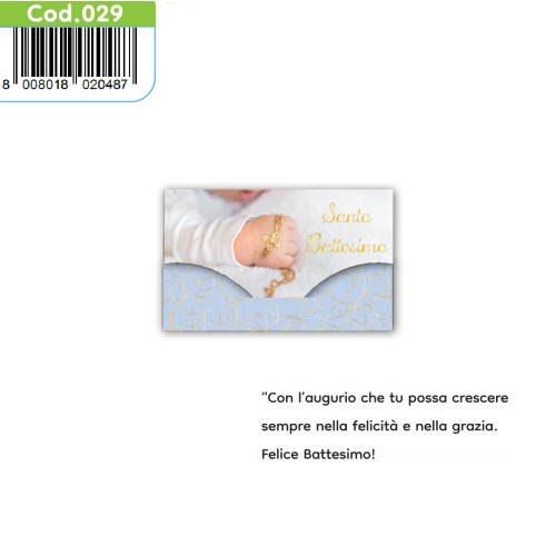 Kit ricarica Battesimo / Porta Soldi...