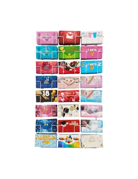 Espositore da parete / porta soldi mod. Basic (pz. 576)