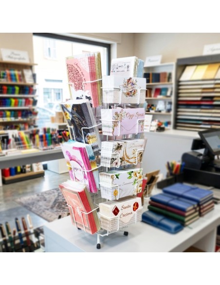 Espositore da banco girevole / Combo: Biglietti di auguri + Porta Soldi mod. Deluxe (pz. 432)