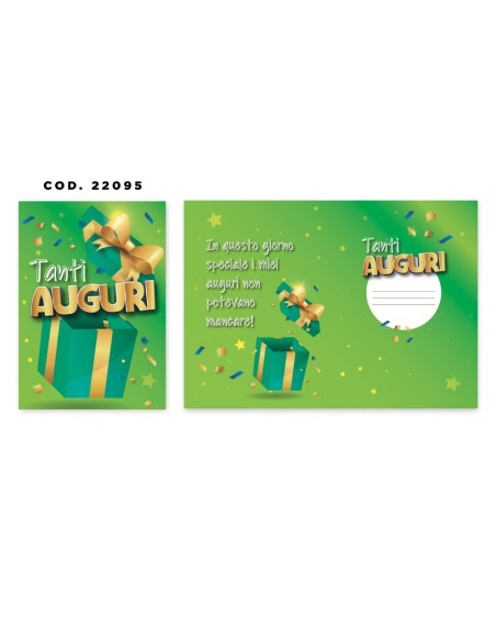 Kit ricarica Tanti Auguri / biglietti di auguri mod. Basic