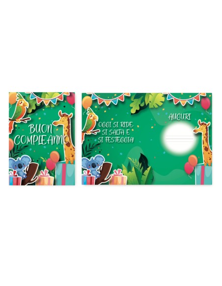Kit ricarica Compleanno / biglietti di auguri mod. Basic