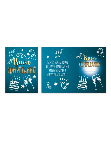 Kit ricarica Compleanno / biglietti di auguri mod. Basic