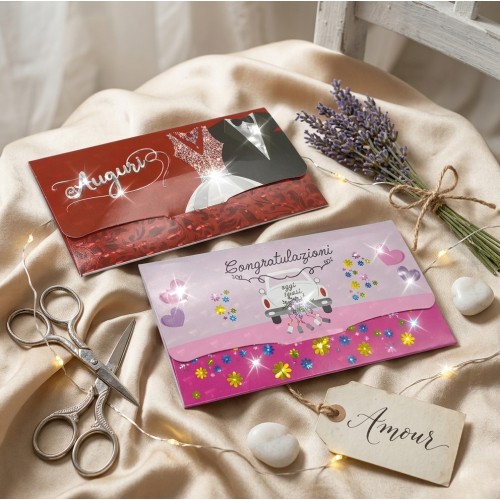 Kit ricarica Matrimonio / Porta Soldi...