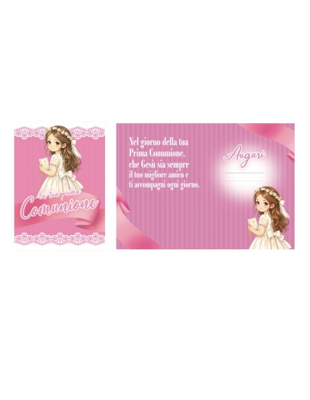 Kit ricarica Prima Comunione / biglietti di auguri mod. Basic