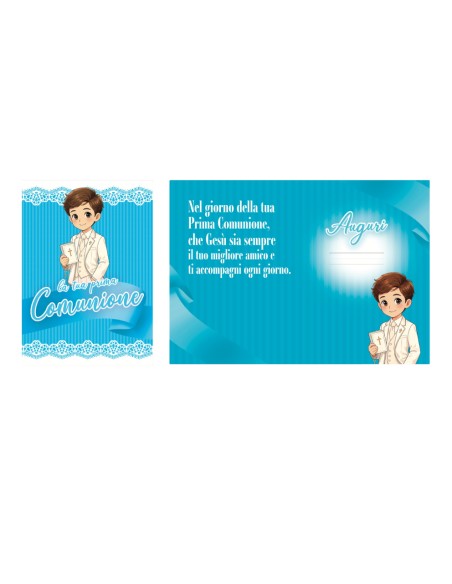 Kit ricarica Prima Comunione / biglietti di auguri mod. Basic