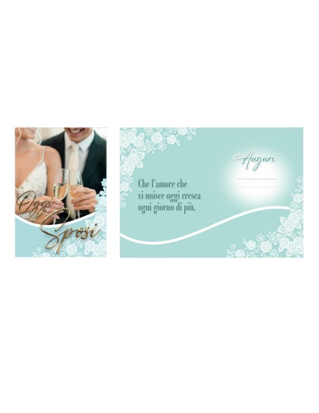 Kit ricarica Matrimonio / biglietti di auguri mod. Basic