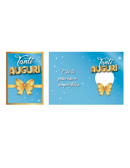 Kit ricarica Tanti Auguri / biglietti di auguri mod. Basic