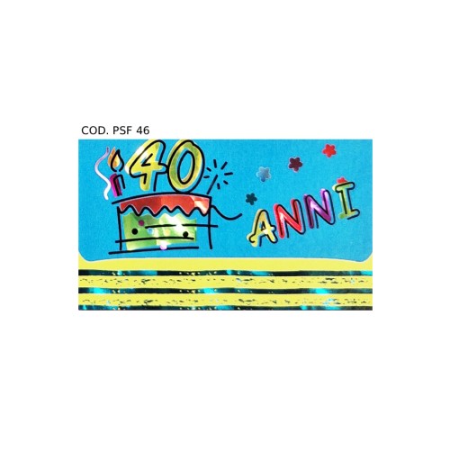 Kit ricarica Compleanni (30, 40, 50,...