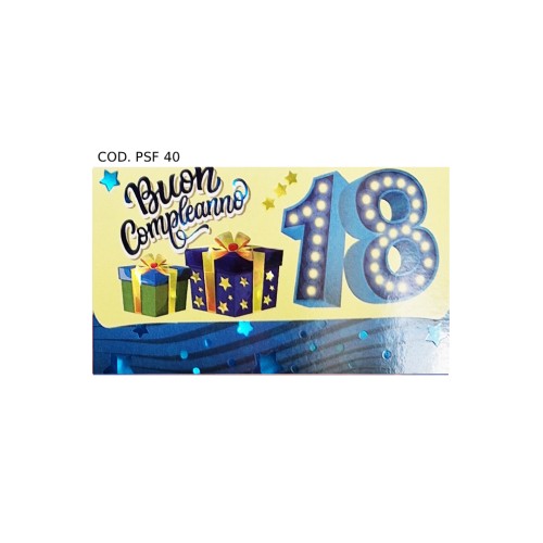 Kit ricarica 18 Anni / Porta soldi Flash