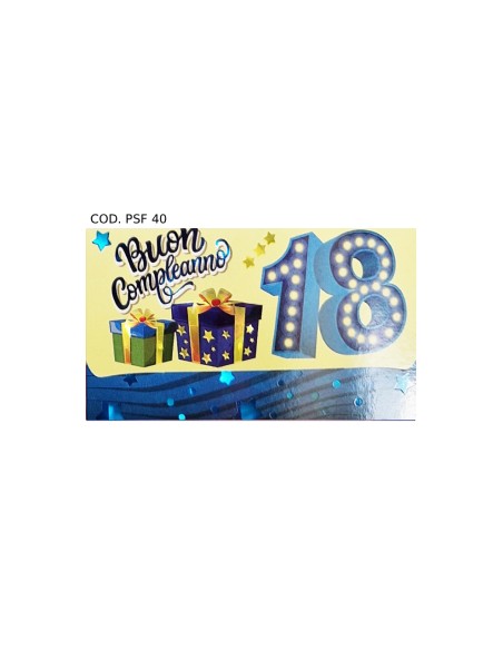 Kit ricarica 18 Anni / Porta soldi Flash