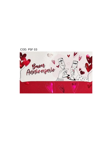 Kit ricarica Anniversario (25, 50 anni) / Porta Soldi Flash