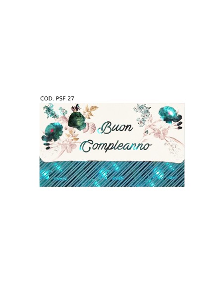 Kit ricarica Buon Compleanno / Porta Soldi Flash
