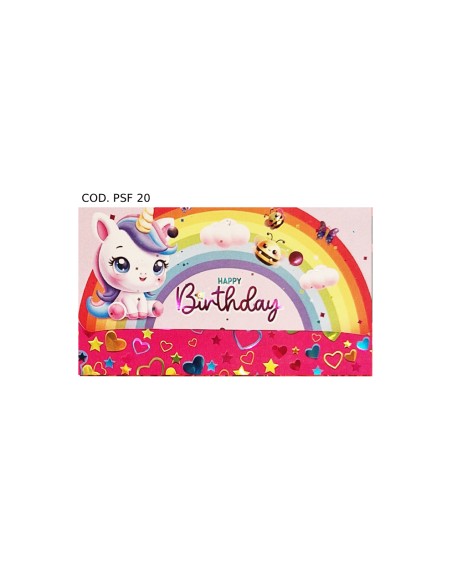 Kit ricarica Happy Birthday / Porta Soldi Flash
