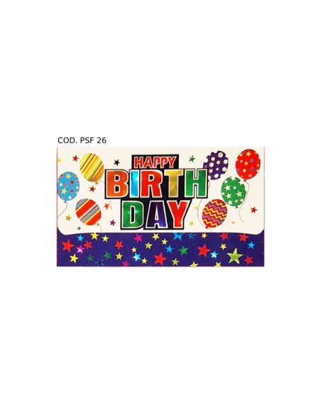 Kit ricarica Happy Birthday / Porta Soldi Flash