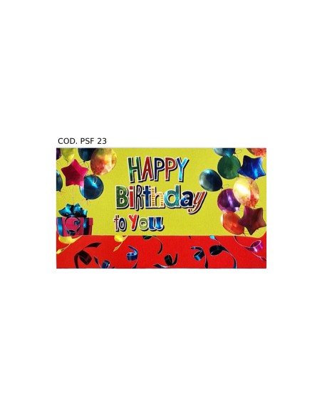 Kit ricarica Happy Birthday / Porta Soldi Flash